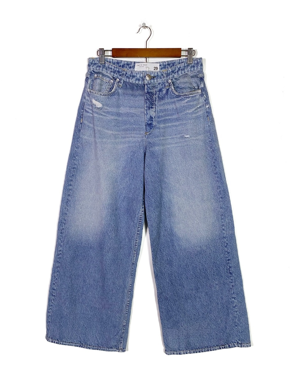 Rag & Bone Miramar Sofie Wide Leg Pant Jeans Minetta - Picture 3 of 7